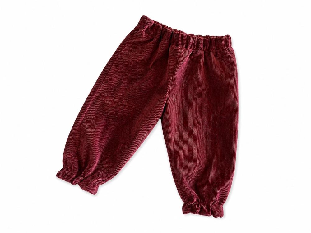 Pantalón en corduroy, forrado
